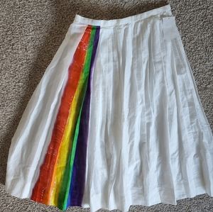 Burberry rainbow skirt size 2, 36